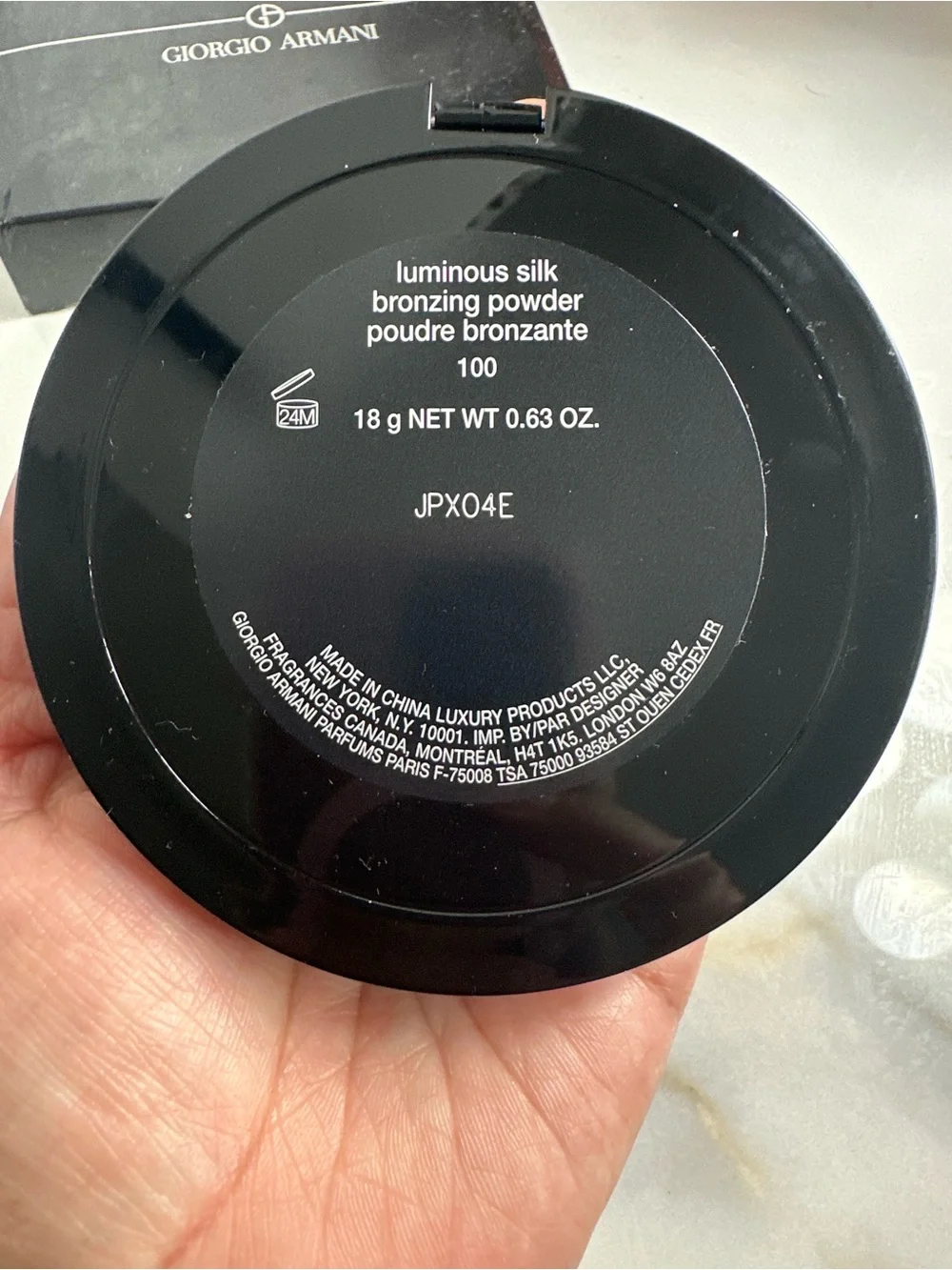 Giorgio Armani Luminous Silk Bronzer - 100